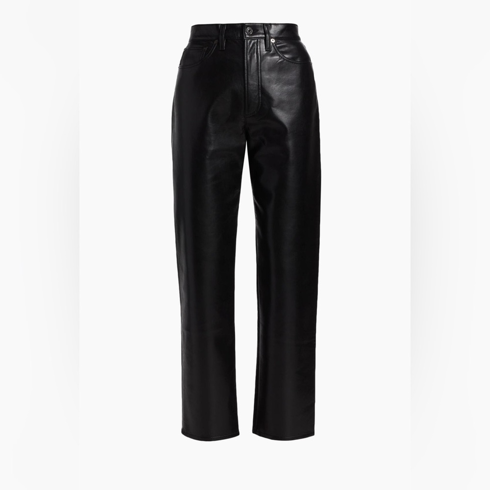 Agolde recycled leather pants - size 32 (fits size 10-12)